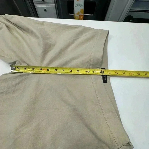 Lafayette 148 women’s bleeker pants khaki color side zip size 10 - Picture 6 of 9